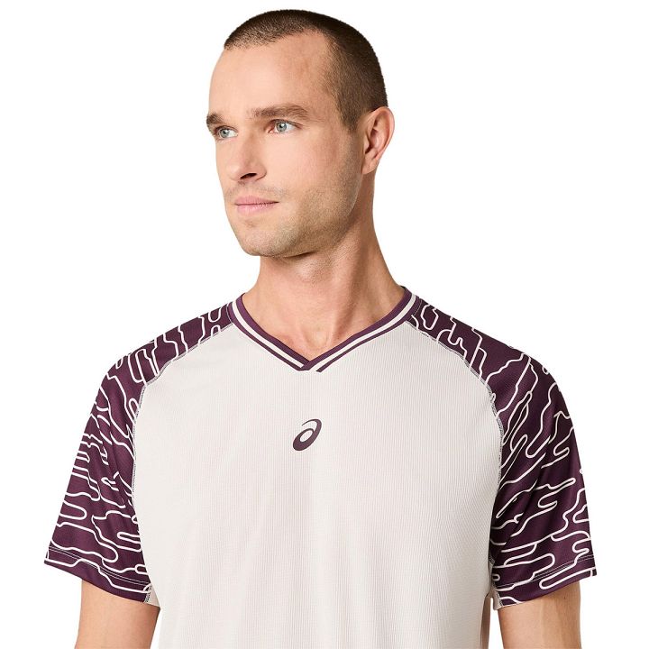 ASICS Padel Court SS Top Soft Oat