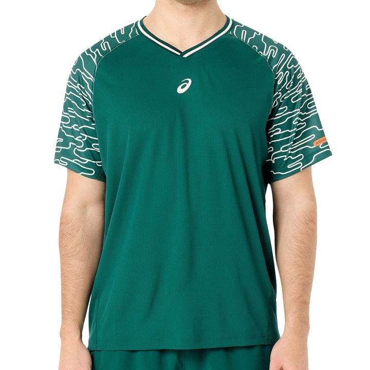 ASICS Padel Court SS Top Jewel Green