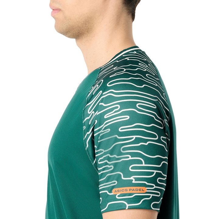 ASICS Padel Court SS Top Jewel Green