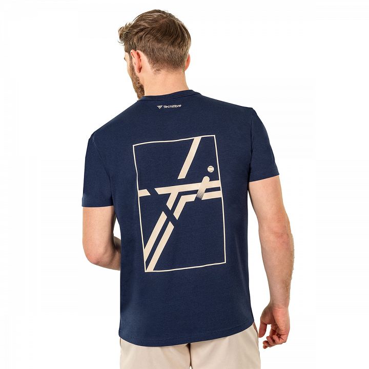 Tecnifibre Graphic Tee Marine