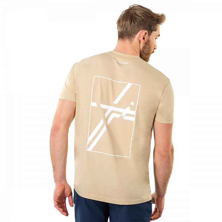 Tecnifibre Graphic Tee Sand