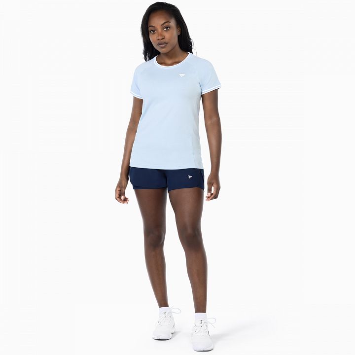 Tecnifibre Team Stretch Lady Tee Glacier