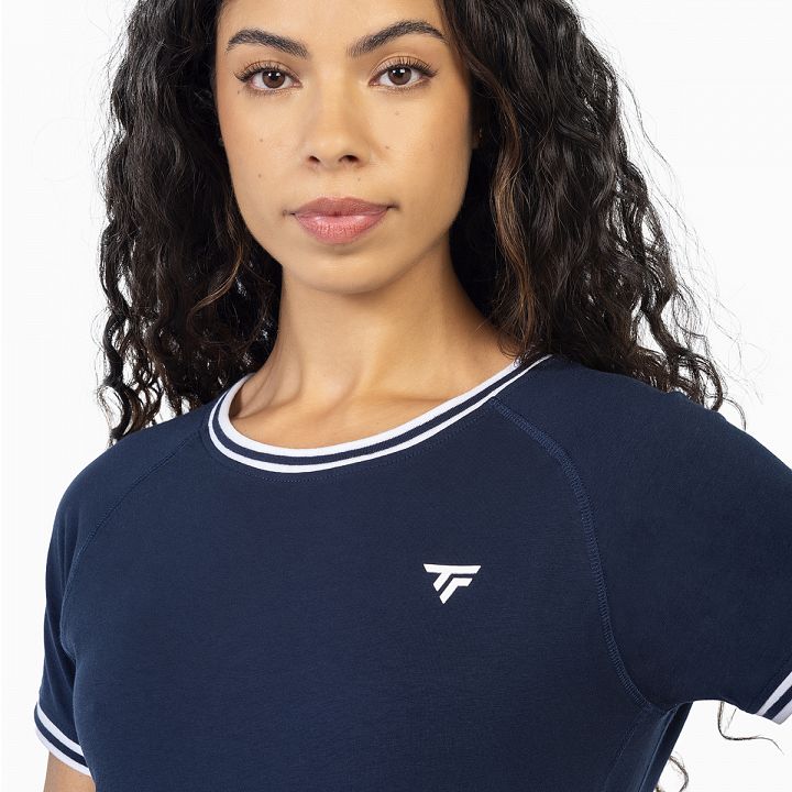 Tecnifibre Team Stretch Lady Tee Marine