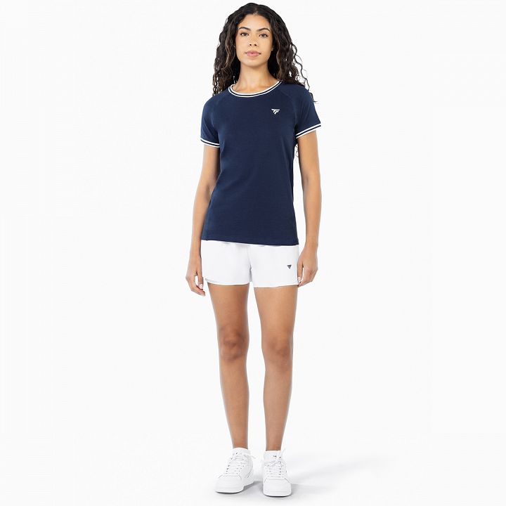 Tecnifibre Team Stretch Lady Tee Marine