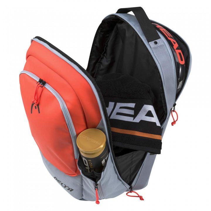 Head Delta Backpack Grey / Orange