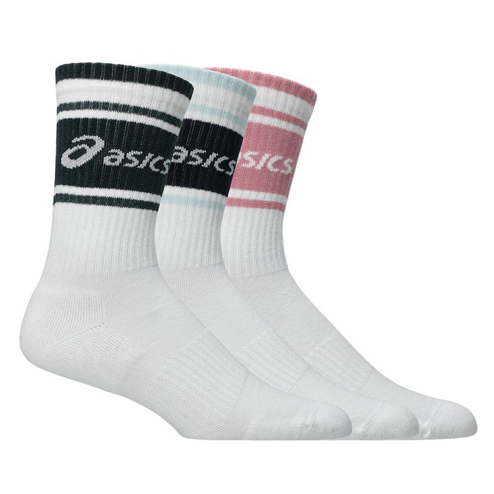ASICS AEG Logo Crew Socks 3-Pack Dark Neptune / Midnight / Morganite