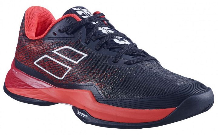 Babolat Jet Mach 3 AC Black / Poppy Red