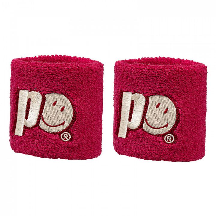 Prince X Smiley Wristband 2-Pack Pink
