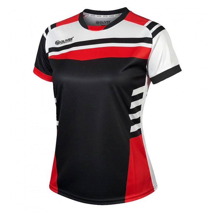 Oliver Milano Lady T-Shirt Black / Red