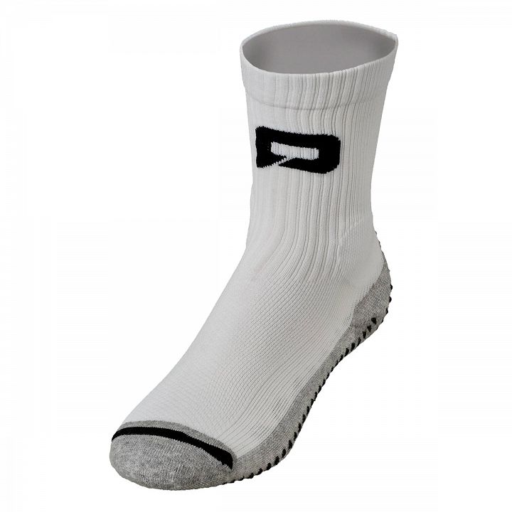 Pallap Regular Padel Socks with Grip White / Black