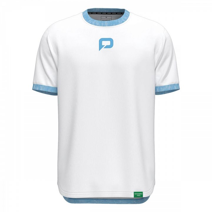 Pallap Technical Training Men's T-Shirt White / Pulse Blue