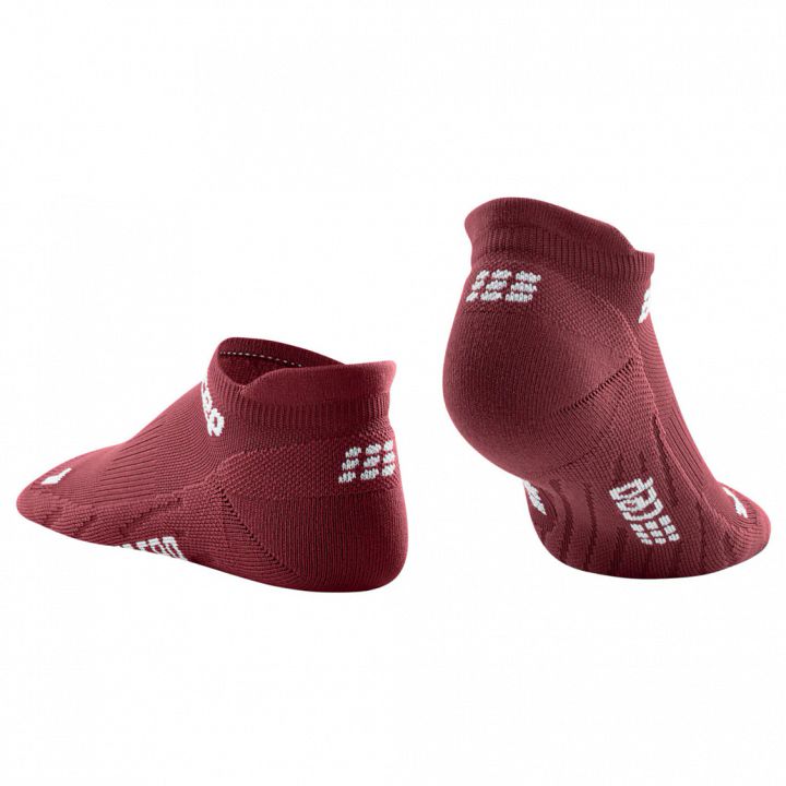 CEP No Show Socks 4.0 Dark Red