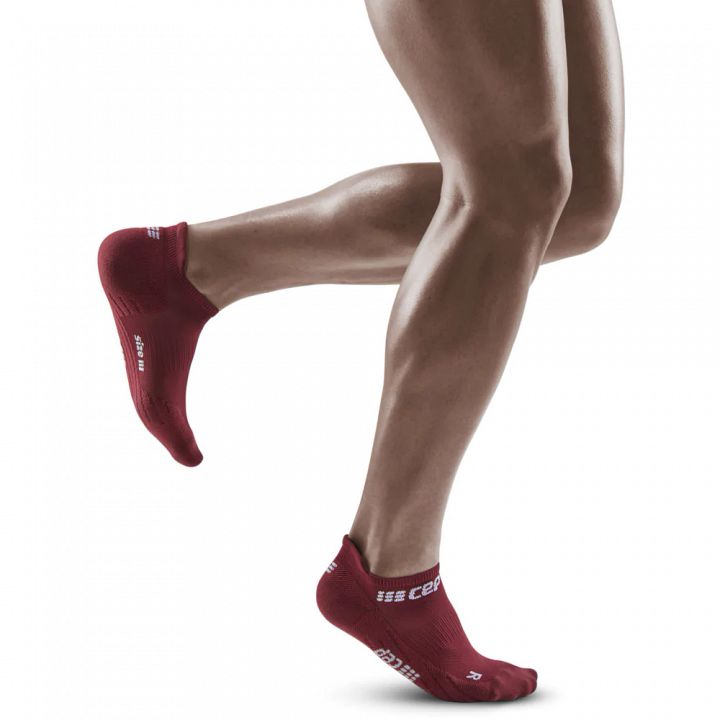 CEP No Show Socks 4.0 Dark Red