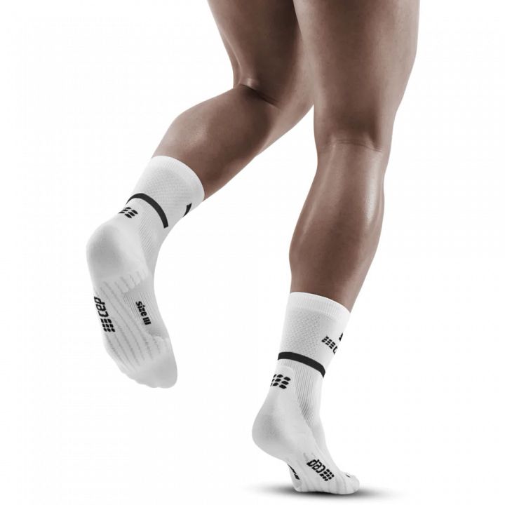 CEP Mid Cut Socks 4.0 White