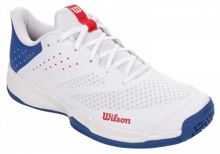 Wilson Kaos Stroke 2.0 White / Deep Vivid Blue / Wilson Red