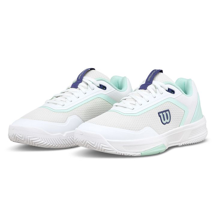 Wilson Courtglide White / Bay / Skipper Blue